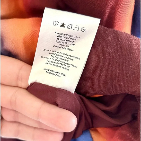 Find Me Now Aurora Puffer Copper Gradient Zip- Up Boxy Tencel Jacket Size XL/XXL - Picture 15 of 16